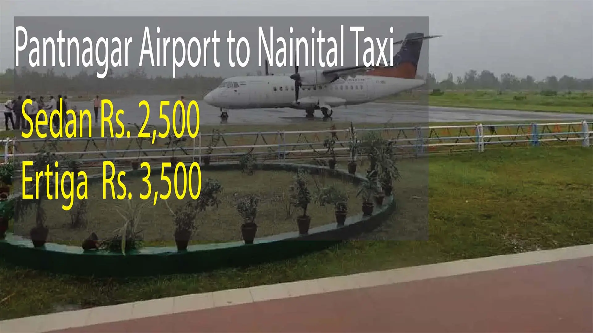Taxi service from Nainital to Pantnagar Airport